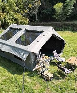 Waterproof 9.8 x 13ft Inflatable Camping Tent for 7-8 People