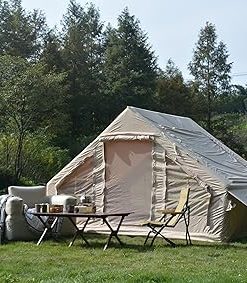 Easy Setup Inflatable Camping Tent 4-6 Persons Waterproof Portable