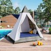 Spacious 10 Person Family Cabin Tent with Storage Pockets and Durability 3