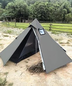 Lightweight Four Seasons 1 Person Waterproof Teepee Tent for Camping 2