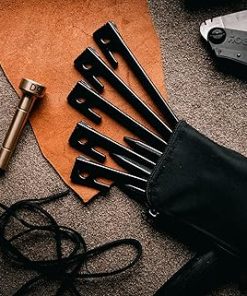 Heavy Duty Carrot Top Forged Peg Set of 8 for Camping Tents 2