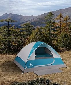 Alpha Camp 3 or 4 Person Lightweight Waterproof Camping Dome Tent 2