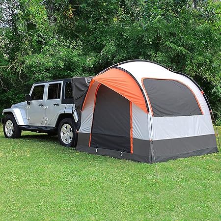 Spacious 4-6 Person Car Tailgate Tent for SUV Van Sun Protection Spacious 4-6 Person Car Tailgate Tent for SUV Van Sun Protection