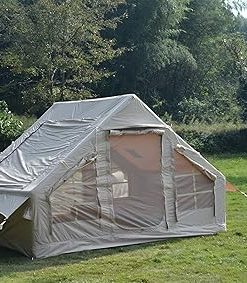 Inflatable Camping Tent for 4-6 People Waterproof with Stove Jack 2