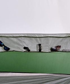 7 Person Teepee Tent with Vented Rear Window in Green Color 2