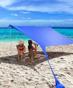 Pop Up Beach Tent Sun Shelter with UPF50+ for Outdoor Activities