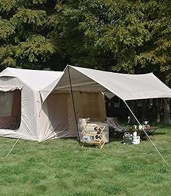 Spacious Inflatable Camping Tent for 7-8 People Easy Setup Waterproof