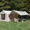 Inflatable Camping Tent Quick Setup Waterproof Fits 7-8 People Army Green 3