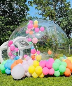 Inflatable Clear House Inflatable Bubble Camping Tent Waterproof Dome Camping Cabin Commercial Grade PVC Bubble House with Blower&Pump