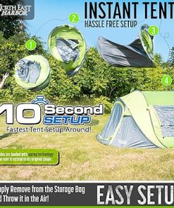 4 Person Pop Up Tent Lightweight Water-Resistant for Camping and Travel 2