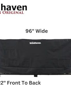 Woodhaven 8 Foot Waterproof Full Cover for Outdoor Firewood Rack 2