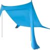 Monoprice 7-Foot Sunshade for 4 People Lightweight UPF 50+ Blue