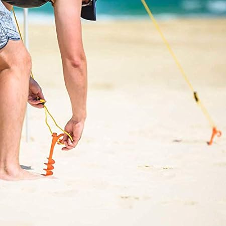 Lite Orange Tent Stakes for Sand and Soft Ground – 6 Pack 2 Lite Orange Tent Stakes for Sand and Soft Ground - 6 Pack - Image 2
