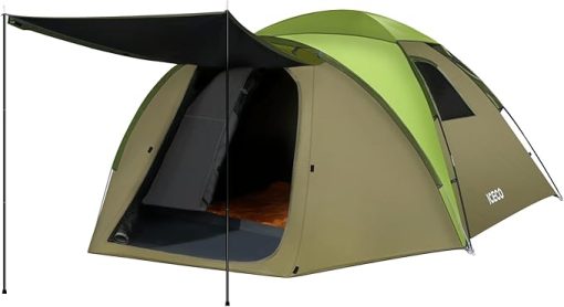 ICECO Dark Room Camping Tent for 4 People Waterproof and Easy Setup