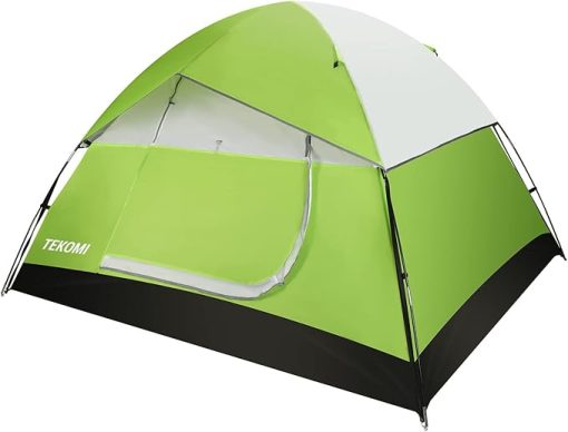 TEKOMI Waterproof Family Dome Tent Easy 60 Second Setup for Camping