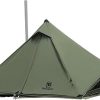 OneTigris Canvas Hot Tent with Stove Jack for Winter Camping