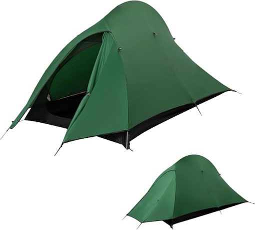 Lightweight Waterproof 1-2 Person Backpacking Tent for 3 Seasons