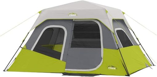 CORE Family Cabin Tents for 6 to 12 People with Storage Pockets