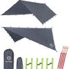 Beach Tent Canopy Sun Shelter for 4-6 People Lightweight UPF 50+ 4