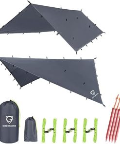 Premium 12ft x 12ft Waterproof Rainfly Tarp for Camping Essentials