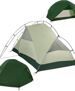 Lightweight 2 Person Backpacking Tent Waterproof 20D Portable Nylon 2