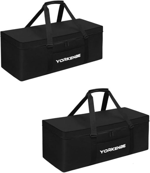 2 Pack Heavy Duty Waterproof Camping Tent Storage Bags 28x11 Inch