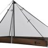 OneTigris Ultralight Mesh Teepee Tent for Camping and Backpacking
