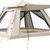4 Person Camping Tent Instant Pop Up for Hiking and Outdoor Use