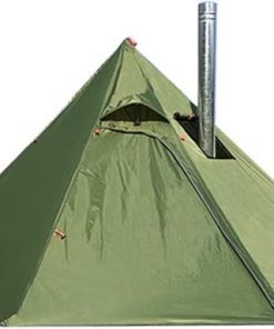 Lightweight 3 Person Tipi Tent with Fire Retardant Flue Pipes