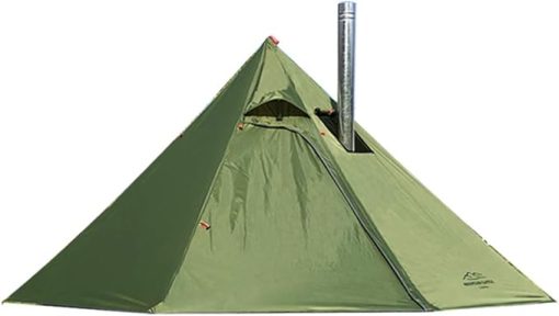 Lightweight 3 Person Tipi Tent with Fire Retardant Flue Pipes