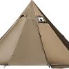 10x10ft Sun Shelter Beach Tent UPF50+ Canopy with 8 Sandbags 4