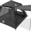4 Person Waterproof Dome Tent with Removable Rainfly for Camping 4