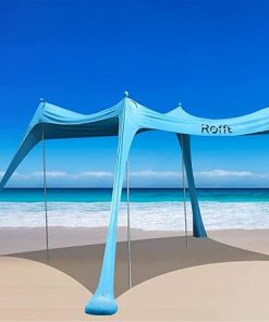 Pop Up Beach Tent and Canopy with UPF50+ Sun Protection and Accessories