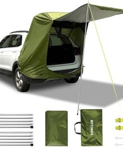 KOMCLUB Waterproof SUV Tailgate Tent with Awning for Camping