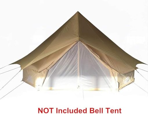 Waterproof Tent Tarp Cover Heavy Duty Sunshade for 5M Bell Tent