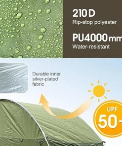 SUV Camping Tent with Porch and Awning for Outdoor Adventures 2