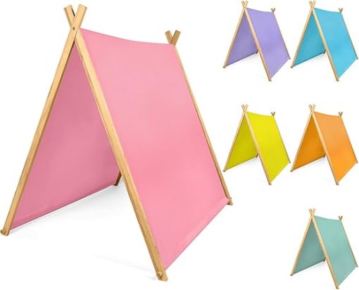 Bulk 6 Pack Kids Teepee Tents Indoor Outdoor Slumber Party Gear