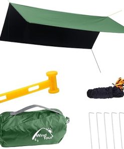 Portable Multifunctional Tent Footprint for Camping and Hiking