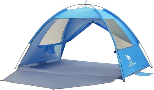 Camel Crown Beach Tent Portable Sun Shade Shelter for 2 or 3 People