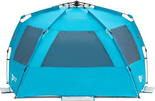 Easthills Outdoors Deluxe XL Beach Tent for 4-6 Person Easy Setup - Image 2