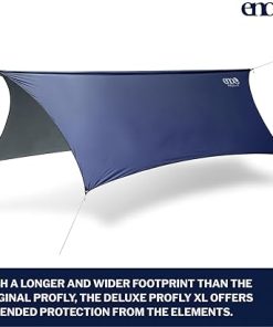 Eagles Nest Outfitters ProFly XL Ultralight Rain Tarp Navy Charcoal 2