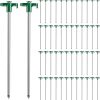 Heavy Duty 10 Inch Tent Stakes 50 Pack for Camping and Yard Use