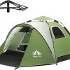 PANKAY XL Portable Camping Toilet with Headlamp and Privacy Tent 4
