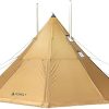 POMOLY Tipi Tent with Bromance 70 Stove for 2-4 Person Camping