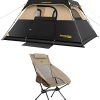 Outsunny 11x11ft Pop Up Screen Tent with UPF50 Oxford Cloth Beige 3