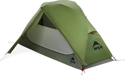 MSR Elixir Lightweight 1-Person Backpacking Tent for Camping