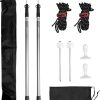 CAMPINGMOON 8pcs 7.87-inch Stainless Steel Tent Stakes for Hard Ground 3