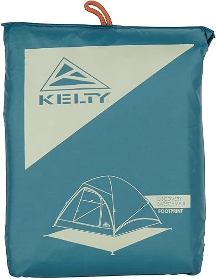 Kelty Discovery Basecamp 4 Person Tent Footprint for Floor Protection Kelty Discovery Basecamp 4 Person Tent Footprint for Floor Protection