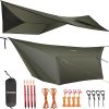 Portable Toilet Privacy Tent for Camping with Stainless Steel Kit 4