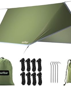 Sunyear Hammock Tent Rain Fly for Camping Hiking and Backpacking